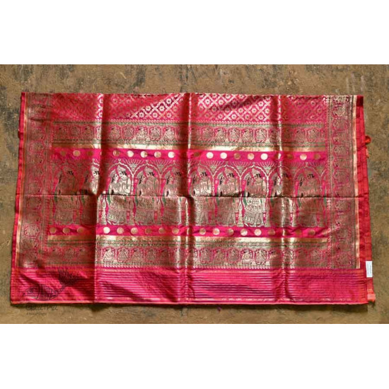 Ashaavali | अशावली ⁂ Gujarati Brocade ⁂ Silk Saree ⁂ 19