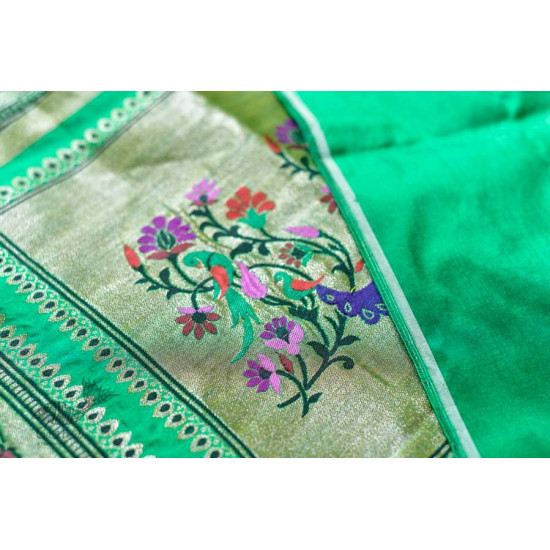 Ashaavali | अशावली ⁂ Gujarati Brocade ⁂ Silk Saree ⁂ 1