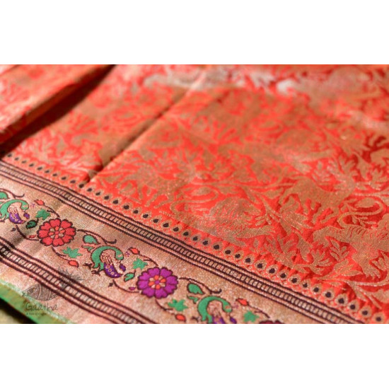 Ashaavali | अशावली ⁂ Gujarati Brocade ⁂ Silk Saree ⁂ 1