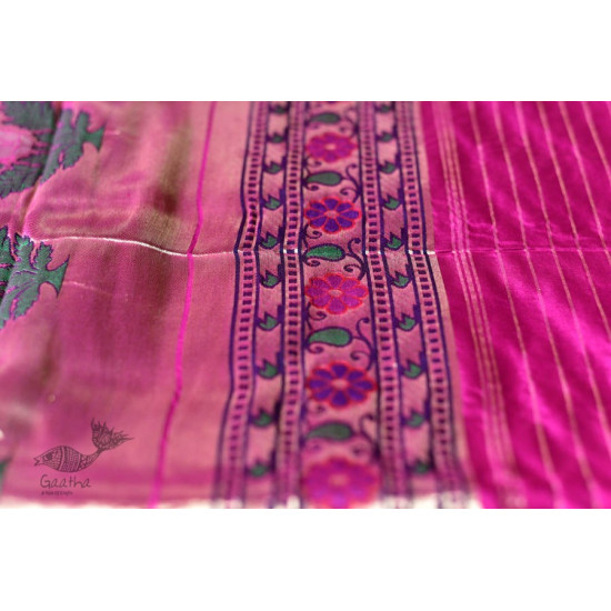 Ashaavali | अशावली ⁂ Gujarati Brocade ⁂ Silk Saree ⁂ 2