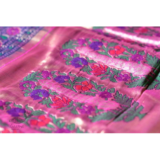 Ashaavali | अशावली ⁂ Gujarati Brocade ⁂ Silk Saree ⁂ 2