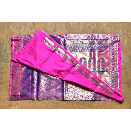 Ashaavali | अशावली ⁂ Gujarati Brocade ⁂ Silk Saree ⁂ 2