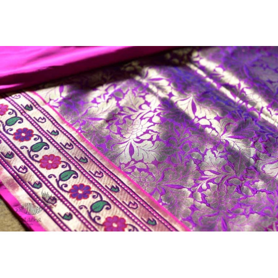 Ashaavali | अशावली ⁂ Gujarati Brocade ⁂ Silk Saree ⁂ 2