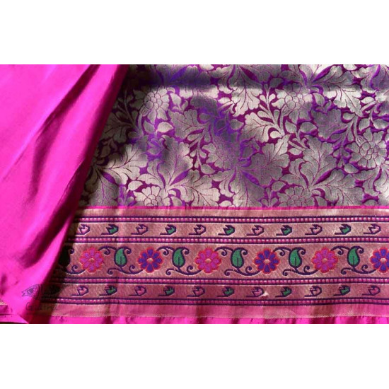 Ashaavali | अशावली ⁂ Gujarati Brocade ⁂ Silk Saree ⁂ 2