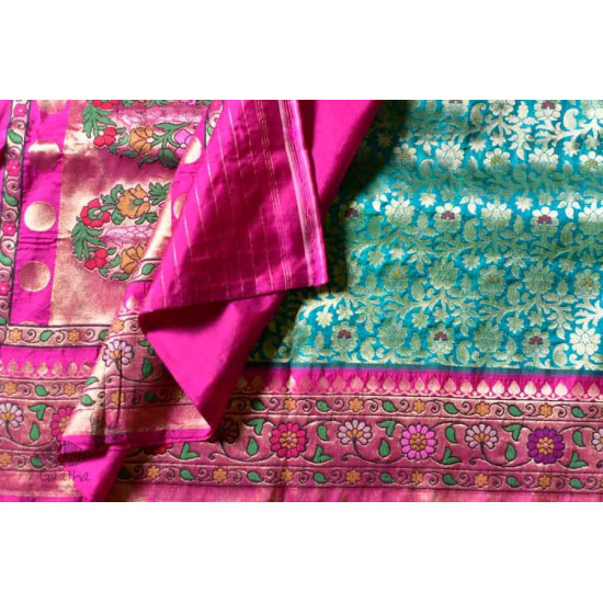 Ashaavali | अशावली ⁂ Gujarati Brocade ⁂ Silk Saree ⁂ 3