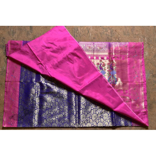 Ashaavali | अशावली ⁂ Gujarati Brocade ⁂ Silk Saree ⁂ 4