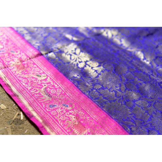 Ashaavali | अशावली ⁂ Gujarati Brocade ⁂ Silk Saree ⁂ 4