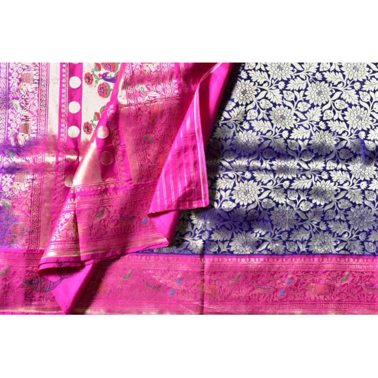 Ashaavali | अशावली ⁂ Gujarati Brocade ⁂ Silk Saree ⁂ 4