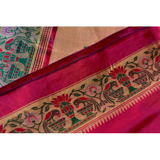 Ashaavali | अशावली ⁂ Gujarati Brocade ⁂ Silk Saree ⁂ 5