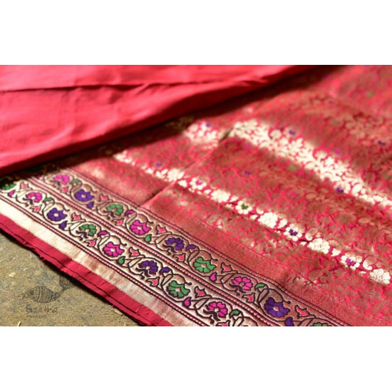 Ashaavali | अशावली ⁂ Gujarati Brocade ⁂ Silk Saree ⁂ 7