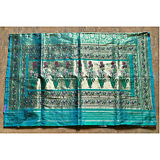 Ashaavali | अशावली ⁂ Gujarati Brocade ⁂ Silk Saree ⁂ 8
