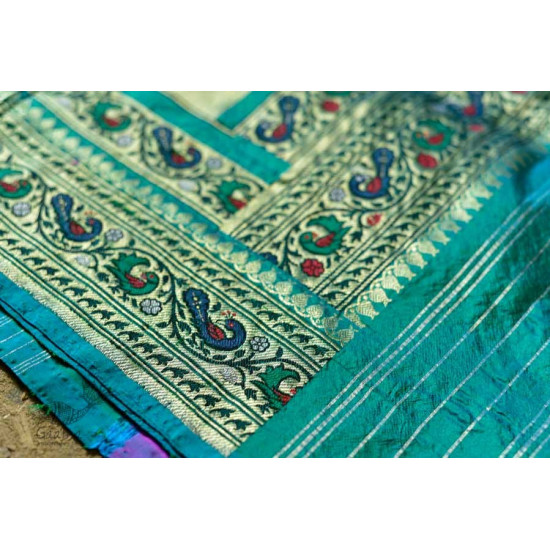 Ashaavali | अशावली ⁂ Gujarati Brocade ⁂ Silk Saree ⁂ 8