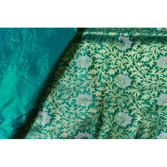 Ashaavali | अशावली ⁂ Gujarati Brocade ⁂ Silk Saree ⁂ 8