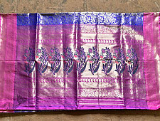 Ashaavali | अशावली ⁂ Gujarati Brocade ⁂ Silk Saree ⁂ 9