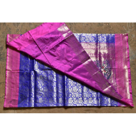 Ashaavali | अशावली ⁂ Gujarati Brocade ⁂ Silk Saree ⁂ 9