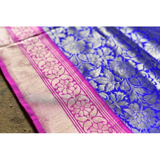 Ashaavali | अशावली ⁂ Gujarati Brocade ⁂ Silk Saree ⁂ 9