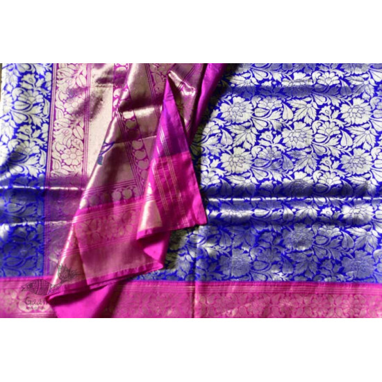 Ashaavali | अशावली ⁂ Gujarati Brocade ⁂ Silk Saree ⁂ 9