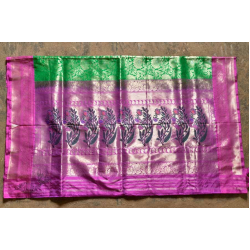 Ashaavali | अशावली ⁂ Gujarati Brocade ⁂ Silk Saree ⁂ 10