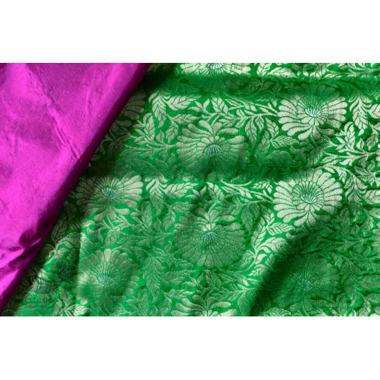 Ashaavali | अशावली ⁂ Gujarati Brocade ⁂ Silk Saree ⁂ 10