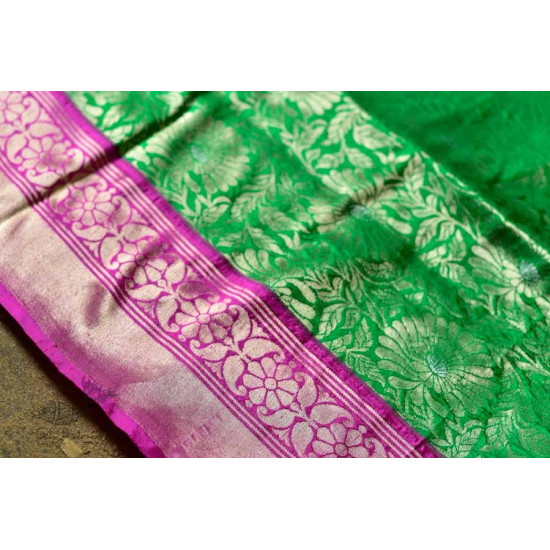 Ashaavali | अशावली ⁂ Gujarati Brocade ⁂ Silk Saree ⁂ 10