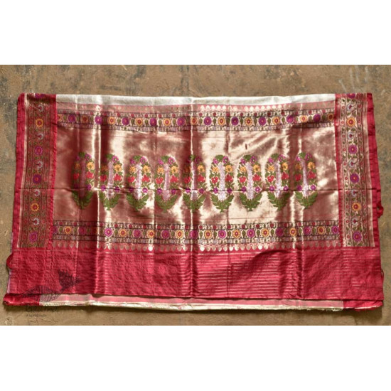 Ashaavali | अशावली ⁂ Gujarati Brocade ⁂ Silk Saree ⁂ 14