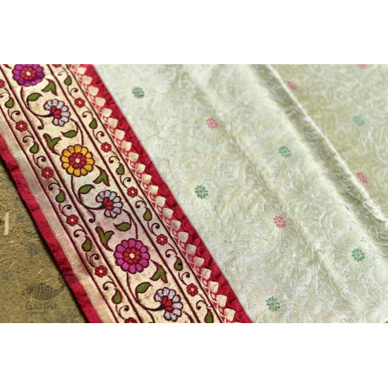 Ashaavali | अशावली ⁂ Gujarati Brocade ⁂ Silk Saree ⁂ 14