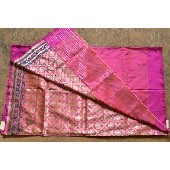 Ashaavali | अशावली ⁂ Gujarati Brocade ⁂ Silk Saree ⁂ 15