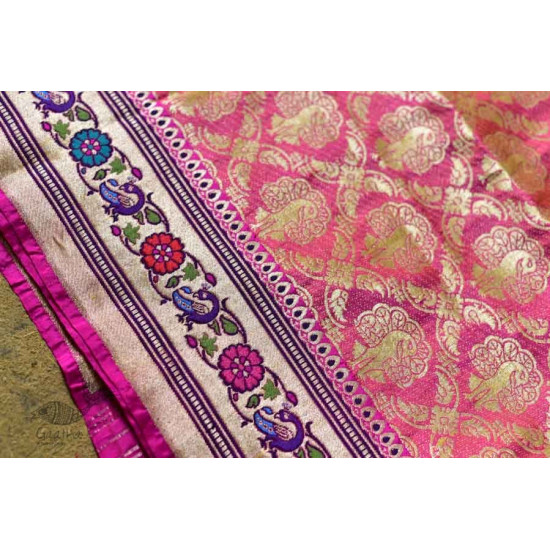 Ashaavali | अशावली ⁂ Gujarati Brocade ⁂ Silk Saree ⁂ 15