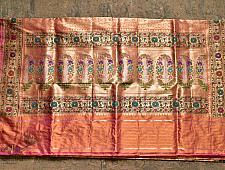Ashaavali | अशावली ⁂ Gujarati Brocade ⁂ Silk Saree ⁂ 16