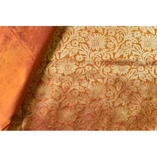 Ashaavali | अशावली ⁂ Gujarati Brocade ⁂ Silk Saree ⁂ 16