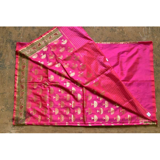 Ashaavali | अशावली ⁂ Gujarati Brocade ⁂ Silk Saree ⁂ 17