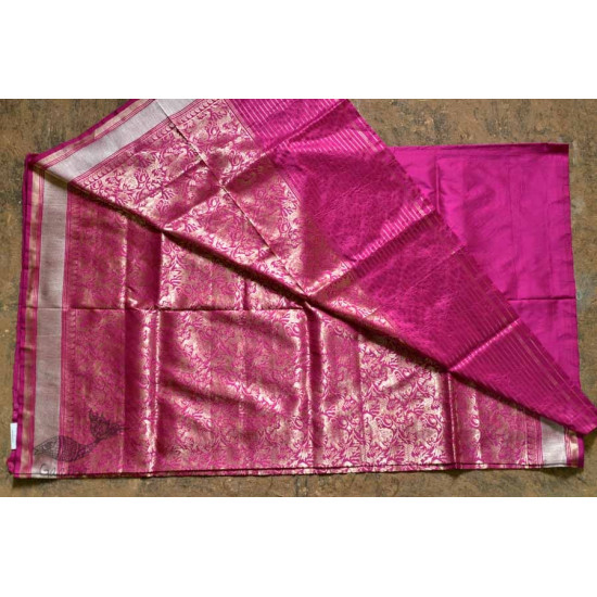 Ashaavali | अशावली ⁂ Gujarati Brocade ⁂ Silk Saree ⁂ 18