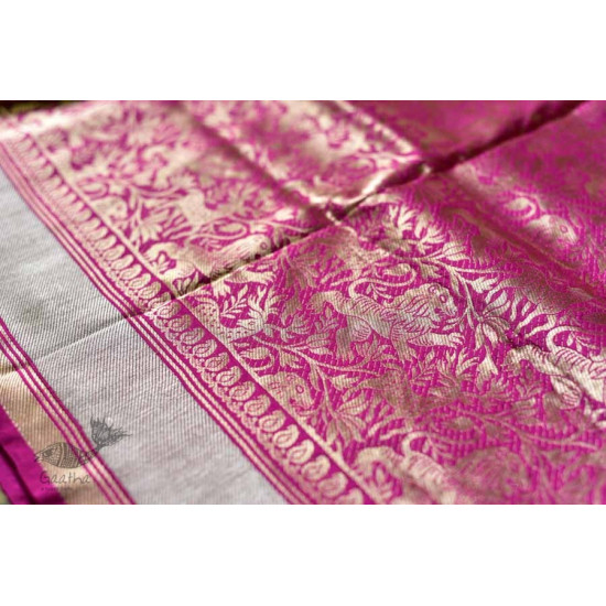 Ashaavali | अशावली ⁂ Gujarati Brocade ⁂ Silk Saree ⁂ 18