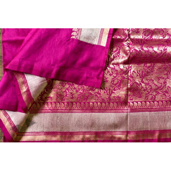 Ashaavali | अशावली ⁂ Gujarati Brocade ⁂ Silk Saree ⁂ 18