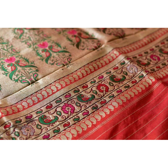 Ashaavali | अशावली ⁂ Gujarati Brocade ⁂ Silk Saree ⁂ 20