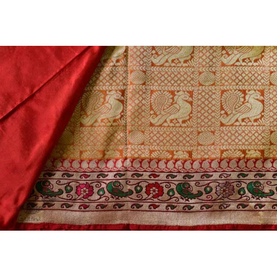 Ashaavali | अशावली ⁂ Gujarati Brocade ⁂ Silk Saree ⁂ 20