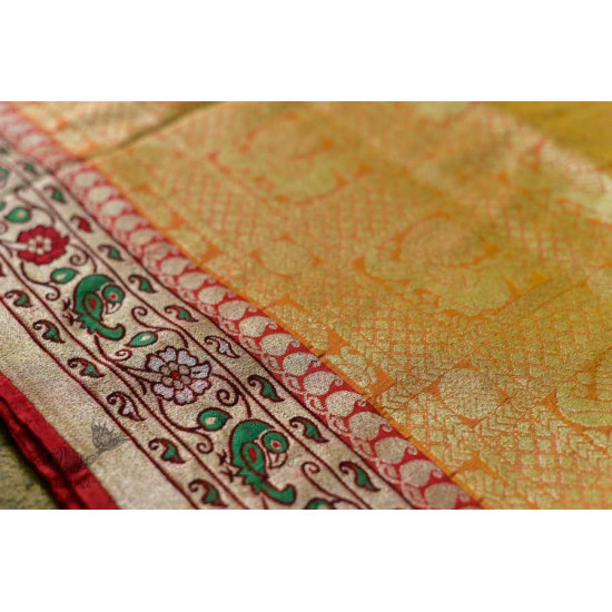 Ashaavali | अशावली ⁂ Gujarati Brocade ⁂ Silk Saree ⁂ 20