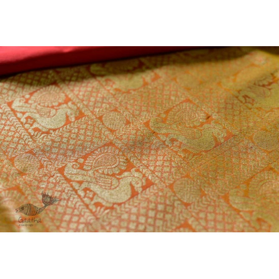 Ashaavali | अशावली ⁂ Gujarati Brocade ⁂ Silk Saree ⁂ 20