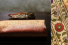 Ashaavali | अशावली ⁂ Gujarati Brocade ⁂ Silk Saree ⁂ 16