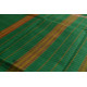 shop handloom narayanpet cotton saree with Big Border - Green with Red Border