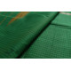 shop handloom narayanpet cotton saree with Big Border - Green with Red Border