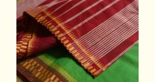 shop Handwoven narayanpet Pure Cotton green saree 