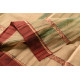 shop Narayanpet Beige Checks Saree - Handwoven Cotton