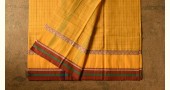 shop Narayanpet Handloom Cotton Yellow Saree With Red Border