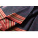 shop Narayanpet Handwoven Navy Blue Checks Saree