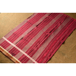 Iravati .  इरावती  - Narayanpet Handloom Cotton Saree - Maroon