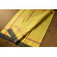 shop Narayanpet Handwoven Yellow Saree With Green Border