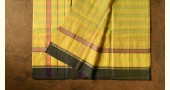 shop Narayanpet Handwoven Yellow Saree With Green Border
