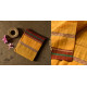 shop Narayanpet Handloom Cotton Yellow Saree With Red Border