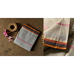 Iravati .  इरावती  - Narayanpet Ivery Color Saree - Handwoven Cotton